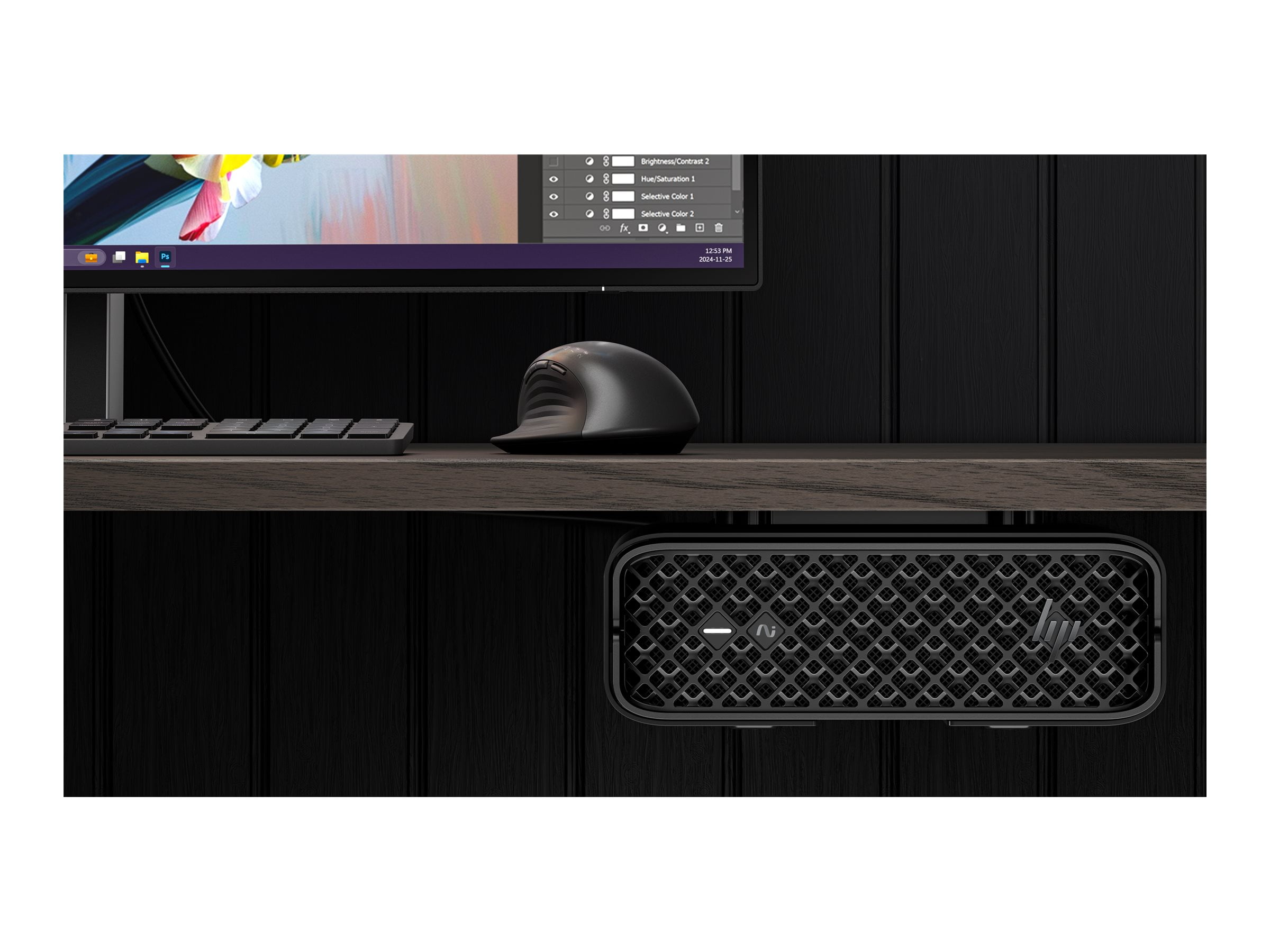 HP Z2 G1i Workstation - Intel Core Ultra 5 235 - 32 GB - 1 TB SSD - Mini PC - Black - Intel W880 Chip - Windows 11 Pro - NVIDIA RTX A400 4 GB Graphics - English Keyboard - Ethernet - Wireless LAN