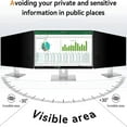 thumbnail image 6 of GUDTEKE 20" Widescreen Computer Privacy Screen Protector, Anti-Glare, Anti-Blue Light, Data Confidentiality Shield, 6 of 6