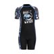thumbnail image 5 of Naiovety Traje de buceo de secado rápido para niños y niñas, traje de baño de cuello , traje de baño de manga corta para esnórquel, surf, Deportes acuáticos mujer/negro S, 5 of 6