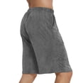thumbnail image 5 of MoFiz US Men’s Plus Size Lightweight Elastic Drawstring Pajama Shorts with Pockets, 5 of 5