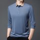thumbnail image 1 of Blusa y camisa de manga larga con cuello vuelto para hombre, ropa deportiva para el hogar, pijamas, camiseta de color liso, blusa deportiva de manga larga con cuello vuelto, blusa para hombre, blusa d, 1 of 7