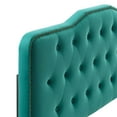 thumbnail image 5 of Modway Sophia Tufted Performance Velvet Twin Headboard in Teal, 5 of 10