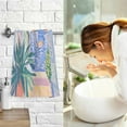 thumbnail image 7 of Yayeee 100% Cotton Hand Towels for Bathroom 16" x 28" Soft Absorbent Kitchen Towel, Seaside Boat, 7 of 7
