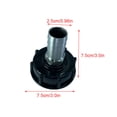 thumbnail image 3 of Contenedor de IBC 60 mm de entrada Adaptador de válvulas de 25 mm para el hogar Depósito portátil de plástico Tapones de plástico Conectores de manguera de agua Suministros de barril de agua Piezas Scienceny  TO001160-00, 3 of 6