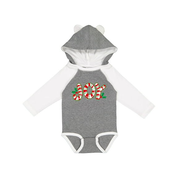 Inktastic Candy Cane Joy Boys or Girls Long Sleeve Baby Bodysuit