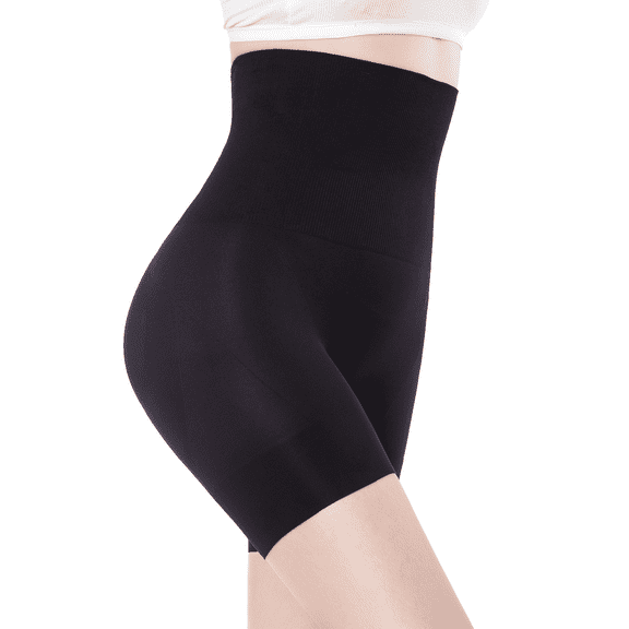 BIMEI Shapewear for Women Tummy Control High Waisted Body Shaper Seamless Shorts Thigh Slimming Technology,Black,M