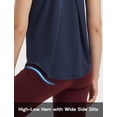 thumbnail image 5 of BALEAF Women's Workout Tops Racerback Sleeveless Running Athletic Tank Tops Quick Dry Shirts for Sports GYM Exercise Navy Blue M, 5 of 7