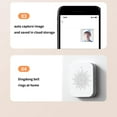 thumbnail image 5 of Smart Wireless Remote Video Doorbell, Home Intercom HD Night Vision WiFi Rechargeable Door Doorbell, 5 of 5