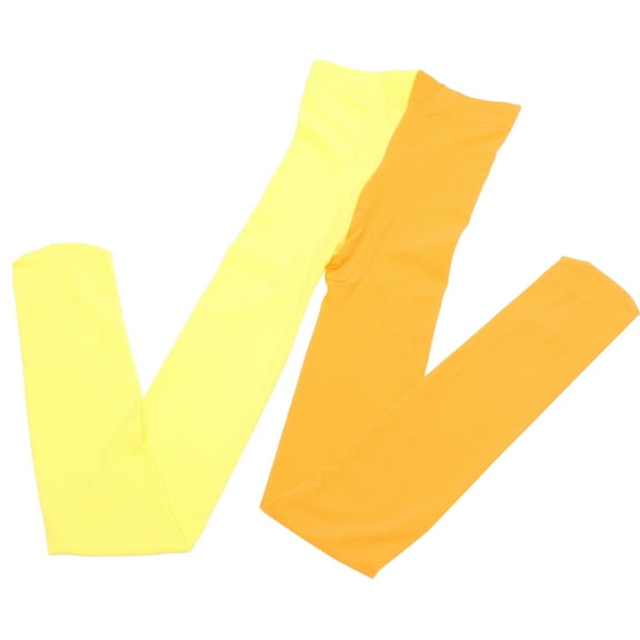 Niceauty Orange Thigh High Stockings Fashionable Fibre 1Pack for Women Casual Wear