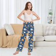 thumbnail image 6 of FORMRS Women's Pajama Pants with Pockets Soft Comfy Loungewear Sleep Bottom, Sizes S-2XL, Cartoon Mail Truck Pattern, 6 of 8