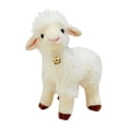 thumbnail image 2 of Figura de peluche de oveja, juguete de peluche, encantador accesorio para fotos, decorativo, suave, hecho a mano 30 centímetros, 2 of 9