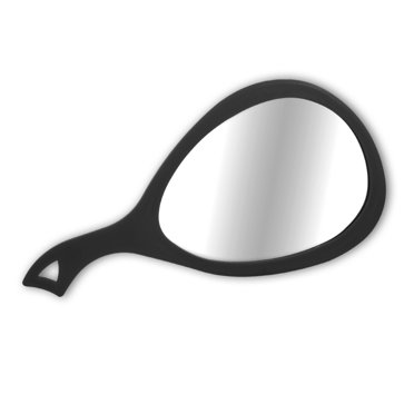 BarberMate Teardrop Mirror - Pink Professional Stylist Mirror, 8x11.25 Inch Reflective Surface
