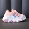thumbnail image 5 of Yindaity Boys Girls Sneakers Little Girl & Big Girl Beaded Low Court Sneaker Pink,6, 5 of 5