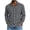 Gray, variant on Button down Shirts for Men Loose Fitted Long Sleeve Lapel Neck Lightweight Workwear Business Casual Shirts with Pockets