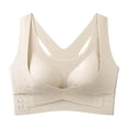 thumbnail image 5 of Sports Bra Workout Bra Front Closure Push Up Sports Bra for Women Seamless Smooth Back Underwire Support & Side Smoothing, 5 of 5