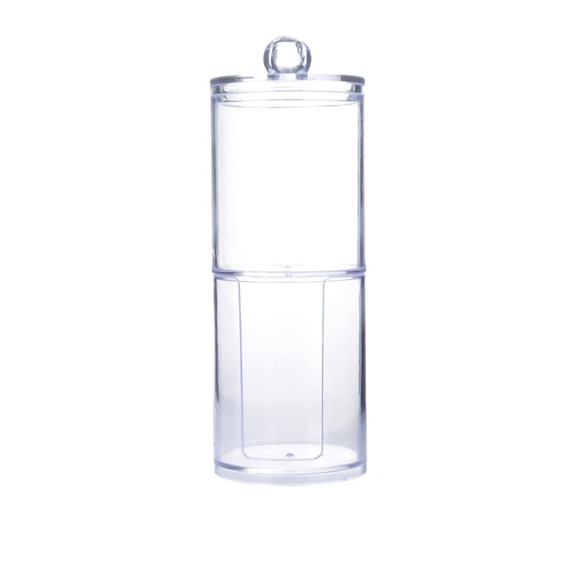 Almohadillas De Algodón Transparentes 2 En 1, Caja De Almacenamiento De Bastoncillos De Algodón, Estuche Organizador De Maquillaje Cosmético Transparente Guardurnaity HA028901-00