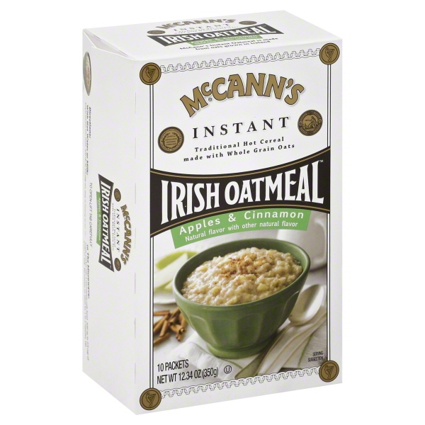 Mccann'S Instant Apples And Cinnamon Irish Oatmeal, 10 Packets