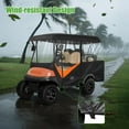 thumbnail image 3 of 10L0L Golf Cart Enclosure 86’’ Roof, Universal 600D Waterproof Driving Cover for 4 Person Yamaha EZGO Club Car, Golf Cart Accessories, 3 of 8