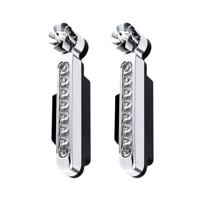 2 piezas de luz exterior para coche, lámpara decorativa, luz antiniebla externa auxiliar, luz diurna Blanco