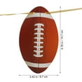 thumbnail image 2 of BESTYASH 1Jgo Colgante Para Fiesta De Cumpleaños Con De Fútbol Americano Y Rugby, 2 of 7