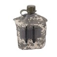 thumbnail image 2 of Bolsa de camuflaje para exteriores, color verde militar, botella de agua con lonchera de aluminio, ideal para senderismo y viajes., 2 of 14