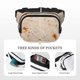 thumbnail image 5 of Fotbe Tortilla Cangurera Cuadrada con Estampado de Doble Capa, Bolsa de Cintura Ajustable Mini para Hombres y Mujeres, 5 of 9