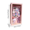 thumbnail image 2 of 18Pcs Gradient Color Crushed Ice Soap Bouquet, Luxury Soap Rose Gift for Wife, Soap Flower Bouquet with Gift Box, Valentine's Day Crushed Ice Soap Gift, Ideal for Valentine's Day Gifting, 2 of 5
