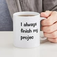 thumbnail image 4 of CafePress - Funny Project Manager Mug - 11 oz Ceramic Mug - Novelty Coffee Tea Cup, 4 of 4