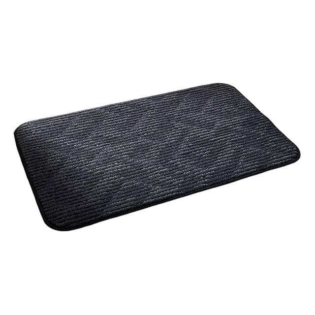 Alfombra de baño antideslizante, cómoda, absorbente de agua, gruesa, para bañera, inodoro, piscina y baño. Onda