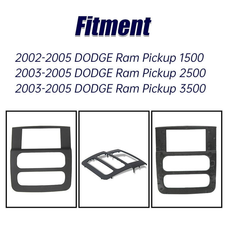2003 dodge ram double 2024 din dash kit
