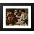 thumbnail image 2 of Caravaggio 18x15 Black Modern Framed Museum Art Print Titled - The Musicians (1597), 2 of 5