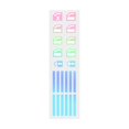 thumbnail image 1 of Multicolour Luminous Night Glowing Button Car Stickers Window Sticker Decor, 1 of 8