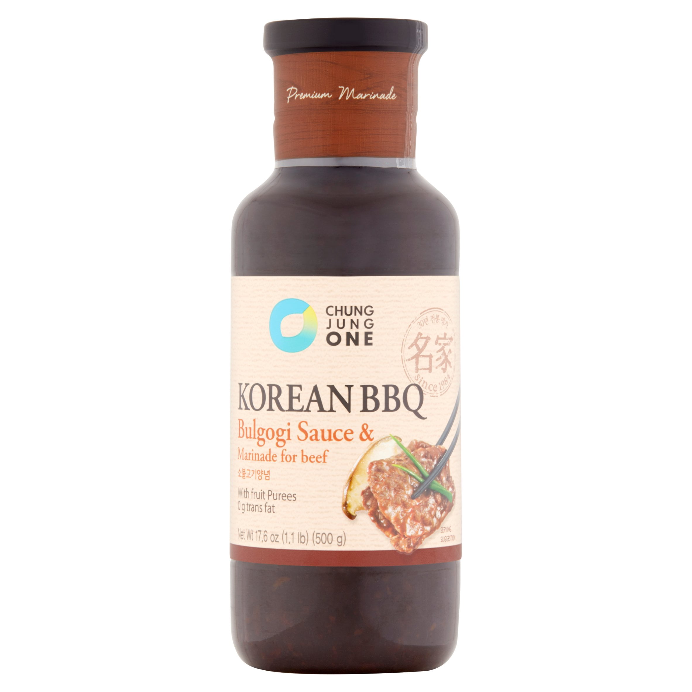 Chung Jung One Korean BBQ Bulgogi Sauce & Marinade for Beef, 17.6 oz, 6 pack - Walmart.com