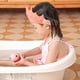 thumbnail image 4 of 3 uds. Gorro de baño para bebé, gorro de champú impermeable para niños pequeños, niñas y niños, protege las orejas, los ojos, corona de baño de silicona ajustable Adepaton 222187, 4 of 9