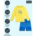 thumbnail image 5 of iXtreme Boys' Rash Guard Set - 2 Piece Long Sleeve Swim Shirt and Swim Trunks for Boys (Sizes: 4-12), 5 of 7