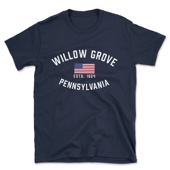 Willow Grove Pennsylvania Patriot Men's Cotton T-Shirt