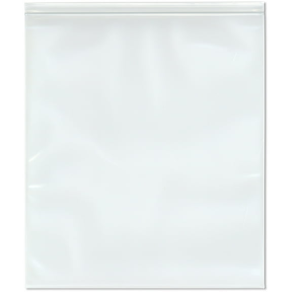 Plymor 14" x 16" (Pack of 50), 6 Mil Industrial Duty Zipper Reclosable Plastic Bags