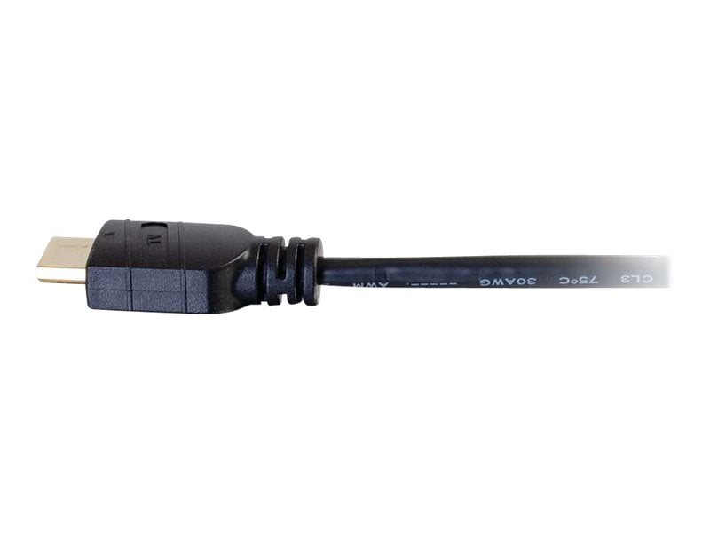C2g 25ft 4k Hdmi Cable - Active High Speed Hdmi Cable - Cl-3 Rated - 60hz - Hdmi With Ethernet Cable - Hdmi Male To Hdmi Male - 25 Ft - Shielded - Black - 4k Support, Active