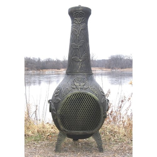 The Blue Rooster Aluminum Wood Burning Chiminea by The Blue Rooster