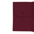 thumbnail image 5 of Men's Slim Fit Button Up Long Sleeve Solid Dress Shirt - Burgundy - XL (17-17.5) 32/33 sleeve, 5 of 5