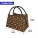 thumbnail image 2 of Fotbe Festive Squirrels Dark Forest Bolsa Térmica Portátil con Estampado, Bolsa de Entrega de Alimentos Aislada, Bolsa Reutilizable de Gran Capacidad para Comidas y Supermercado, 2 of 6