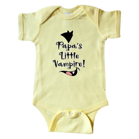 

Inktastic Halloween Papa s Little Vampire Gift Baby Boy or Baby Girl Bodysuit