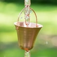 thumbnail image 5 of Marrgon Copper Rain Chain - Bell - 8.5', 5 of 8