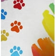 thumbnail image 3 of Dog Memorial Gifts - Sympathy Blanket with Colorful Pawprints, 50"x60" Pet Loss Gift Throw Blanket, 3 of 8