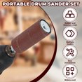 thumbnail image 3 of NUAHRHY 20Pcs Sanding Drum Kit Robust Electric Drill Sanding Rods with Handheld Rubber Sanding Drums Various Sizes Flexible Use Sanding Rods Sanding Rings Kit for Glass, 3 of 8
