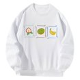 thumbnail image 4 of Sudadera con estampado de frutas para mujer, Tops de manga larga, ropa de otoño, ropa deportiva para uso diario, vacaciones, calle, primavera y otoño XL, 4 of 8