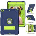 thumbnail image 7 of Jiahe Cover Case For iPad 9th/8th/7th Generation 10.2 inch,Shockproof Heavy Duty Rugged Drop proof Three Layer Protection Kickstand Case Cover,Navy + Green, 7 of 7