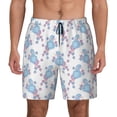 thumbnail image 2 of Goofa Cute Poodle Dog Printed Men's Swim Trunks Board Shorts Quick Dry Mens Swimming Trunks with Compression Liner,Breathable Fit Hawaii Beach Shorts-Large, 2 of 9