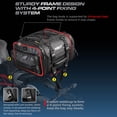 thumbnail image 2 of Riwcyla Expandable 19,26L Motorcycle Rearseat Bag Large Capacity Motorcycle Bag Universal Motorcycle Riding Rear Bag Motorcycle Tools Storage Rearseat Bag, 2 of 5