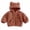 Brown#1, variant on Fleece Jacket with Hood Boys Girls Cute Bear Ear Coats Hoodies Zip Up Coat Fuzzy Soft Fluffy Outwear with Pockets,Sherpa Lined Hooded Jackets,Full Zipper Front,Autumn Winter Warm Clothes,Solid